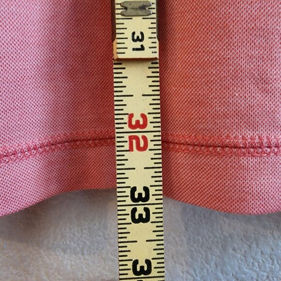 Tommy Bahama Polo Shirt Mens 2XL Coral Supima Cotton Blend Marlin Logo TB220248 - Picture 10 of 11